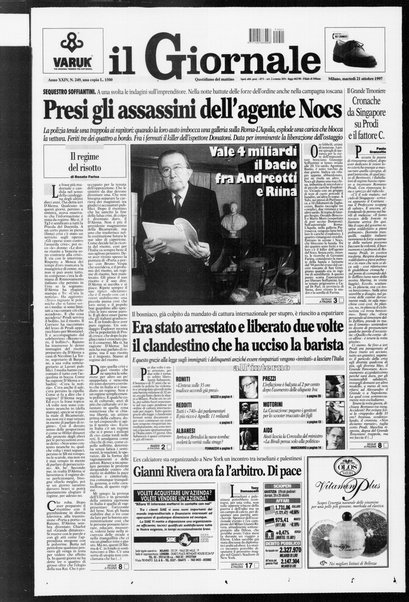 Il giornale : quotidiano del mattino